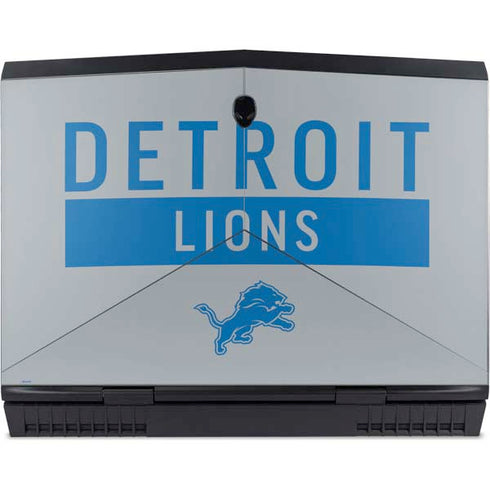 NFL Detroit Lions Grey Performance Series Dell Alienware Skin